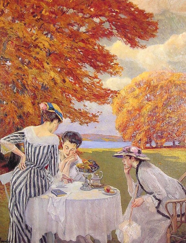 Fall Inspiration - Tea in the Park by Edward Cucuel.jpg