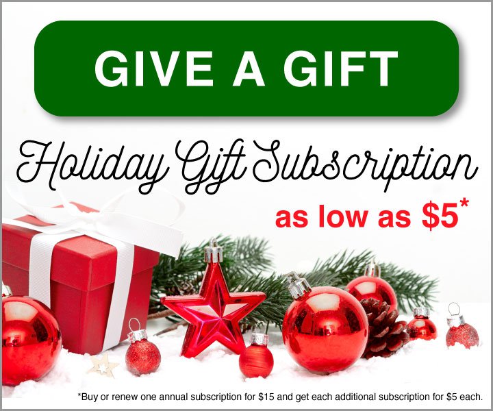 Give a Gift. Holiday Subscription. As low as $5.